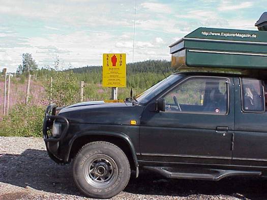 Weiter darf das Redaktionsfahrzeug nicht mehr ...