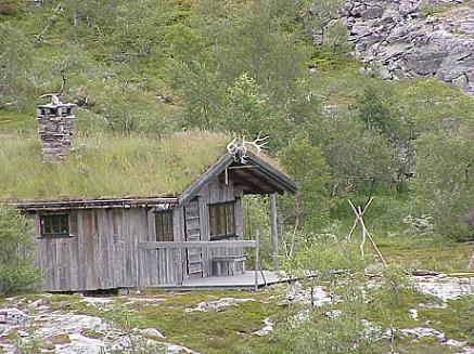 ... einsame H�tten einsamer norwegischer Urlauber ...