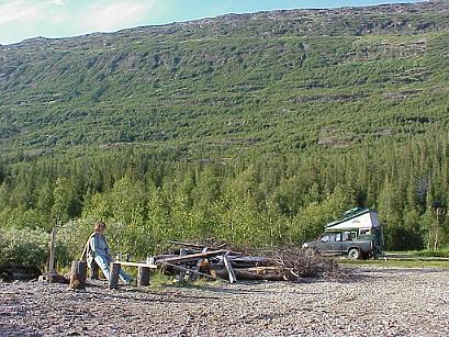 ... allein am Svartisvatnet ...