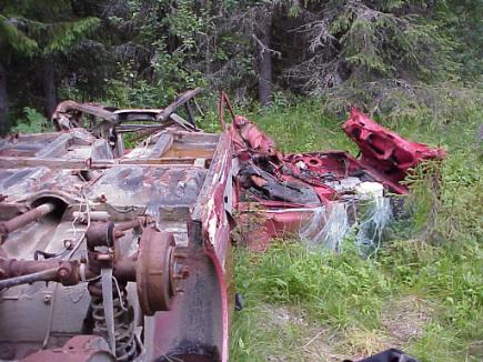 ... unheimliches Mahnmal eines d�steren Geschehens ...