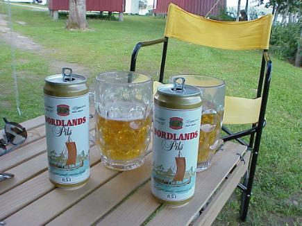 ... das norwegische Bier schmeckt zwar nicht ...