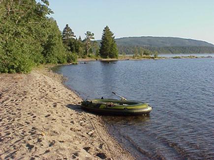 ... einsame Privat-Insel eines norwegischen Robinsons ...