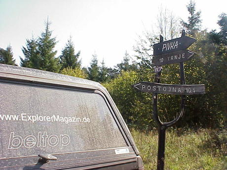 Unterwegs bei Tour 5: Im Urwald von Postojna ...