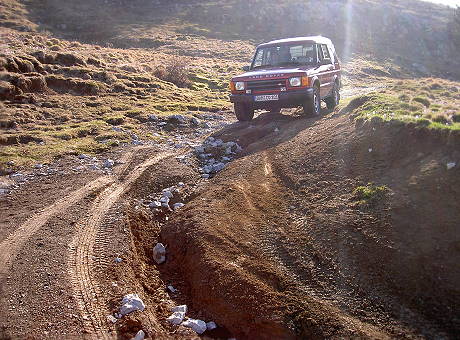 ... und heftige Auswaschungen ...