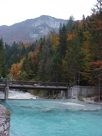 ... und das trkise Leuchten der slowenischen Flsse ...
