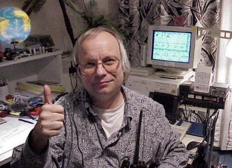 In der Funkerbude ...