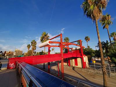 ... Zugrbcke gesperrt ...