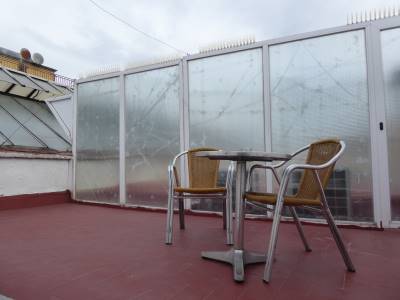 Dachterrasse ohne Ausblick ...