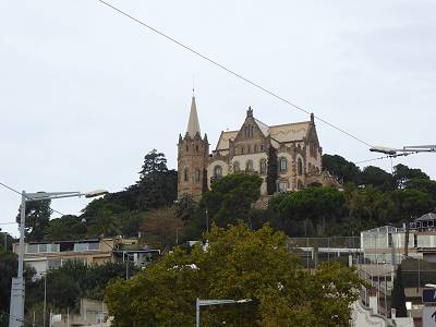 ... der Bahnhof ohne Bahn zum Tibidabo ...