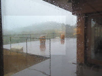 Trotz Regen, das Hotel ist wunderschn ...