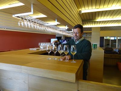 Degustation mit Blick ins Land ...