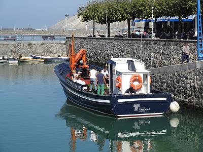 Das Arbeitsschiff ...