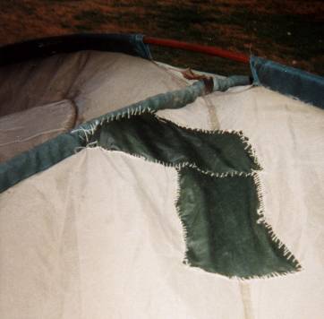 Ein Meisterwerk der Flickkunst ... (14 KByte)