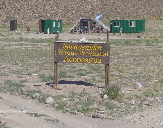 Im Nationalpark Aconcagua ...