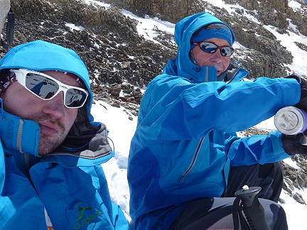 Unterwegs zu Camp 2 ...