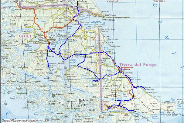 Unterwegs in Feuerland ...