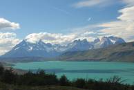 Lago Pehoe: Stellplatz mit Bergpanorama ...
