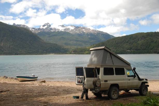 Stellplatz mit Seeblick ...