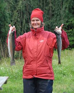 ... und erster Fang ...