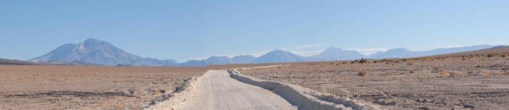 Piste am Salar de Atacama