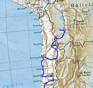 Auf dem Weg nach Bolivien ...