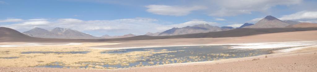 Landschaft auf dem Weg nach El Tatio ...