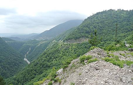 Bei diesigem Wetter in die Berge ...