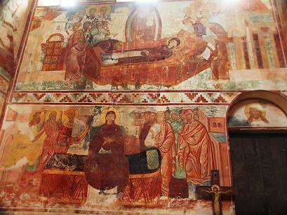 Fresken im Kloster Gelati