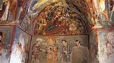 Fresken mit zerstrten Gesichtern ...