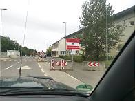 Die Grenze naht ...