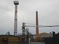 Die Holzindustrie floriert hier ...