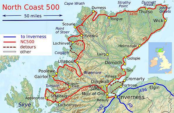 North Coast 500 (Bild: Wikipedia)