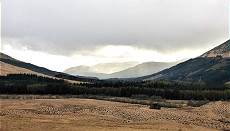 Ausblick kurz vor der Bridge of Orchy