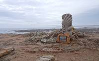 ... und einem Denkmal: Rettung des Katamarans "Saint-Malo" im Jahr 1995