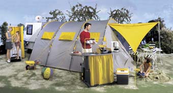 bernachten im VarioZelt ...