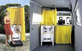 ... Die T-Boxx als Frischzelle (Duschen erlaubt!)