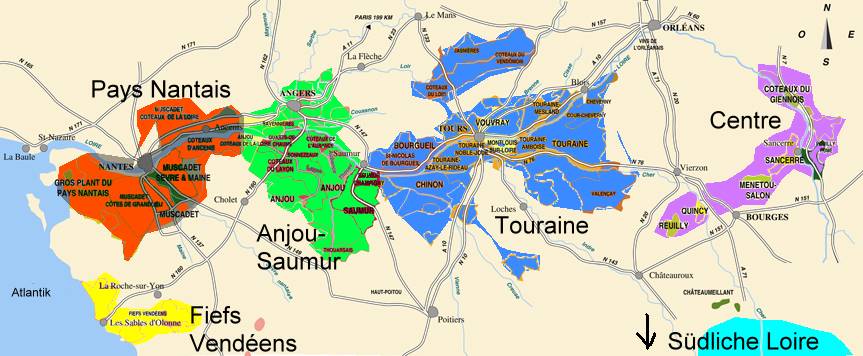 (Rot-)Weinregion Loire ...
