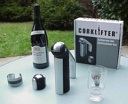Flaschenthermometer, Kapselschneider, Korkenheber, Dekantierausgieer ... 
