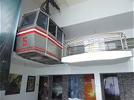 Ausstellungstck: Gondel der Vorbahn 
